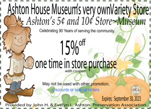 Ashton 5 and 10 Coupon